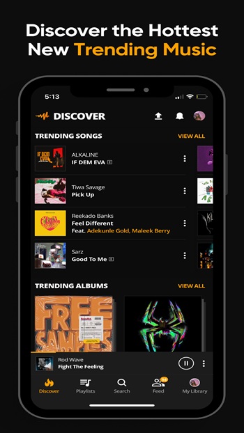 Audiomack Android Version
